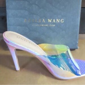 ✨Holographic Mermaid/Snakeskin Iridescent Heels✨🐍8.5 ✨AZALEA WANG✨NEW, SOLD OUT